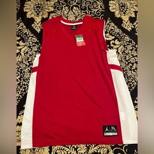 Jordan Men’s Red and White Casual